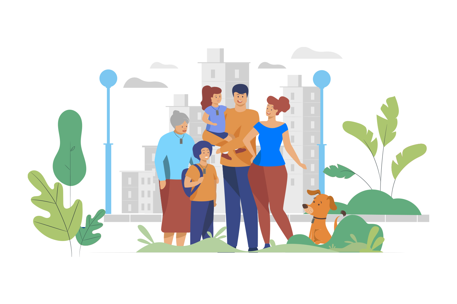 Family Portrait at park